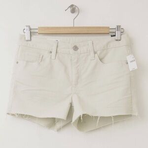NWT oatmeal colored denim jean shorts